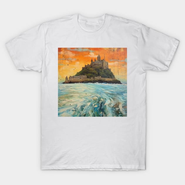 St Michael’s Mount from Penzance at sunrise T-Shirt by EpicFoxArt